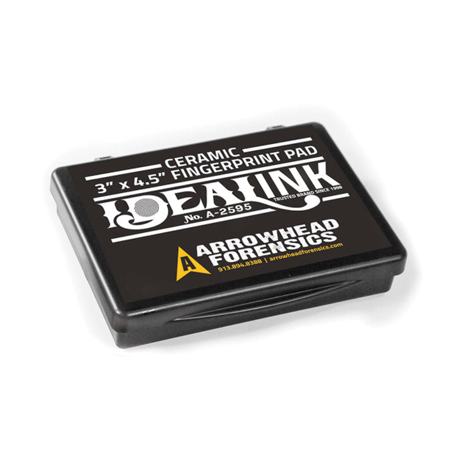 Arrowhead Forensics IdealInk Fingerprint Ink Pads IdealInk Fingerprint Pad - 3" x 4.5" (18000 Prints) Tactical Distributors Ltd New Zealand