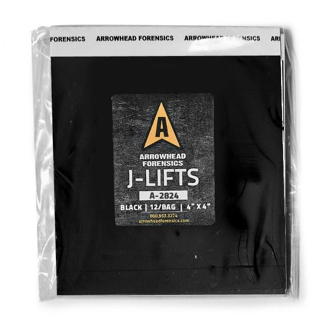 Arrowhead Forensics J-Lift Hinge Lifters - Black - 4" x 4" - 12/pk Tactical Distributors Ltd New Zealand