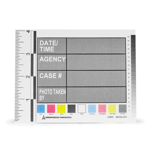 Arrowhead Forensics Photo Series Identifier Cards - 4 x 5.375 Inches - 25/pad Tactical Distributors Ltd New Zealand