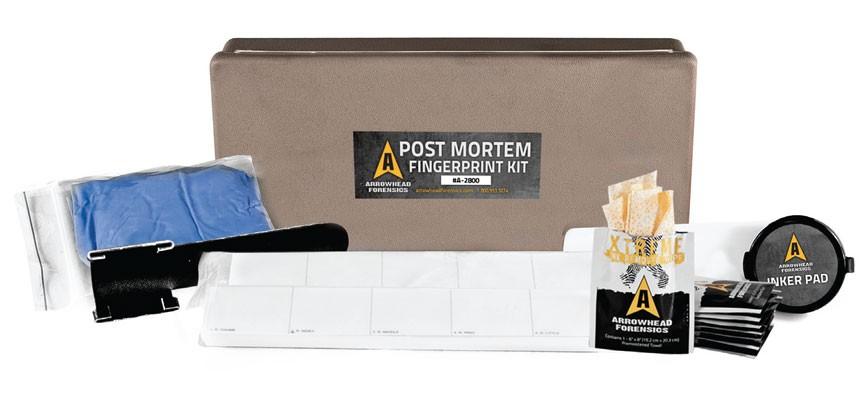 Arrowhead Forensics Postmortem Ceramic Fingerprint Inking Kit Crime Scene Investigation Arrowhead Forensics Tactical Gear Supplier Tactical Distributors Australia