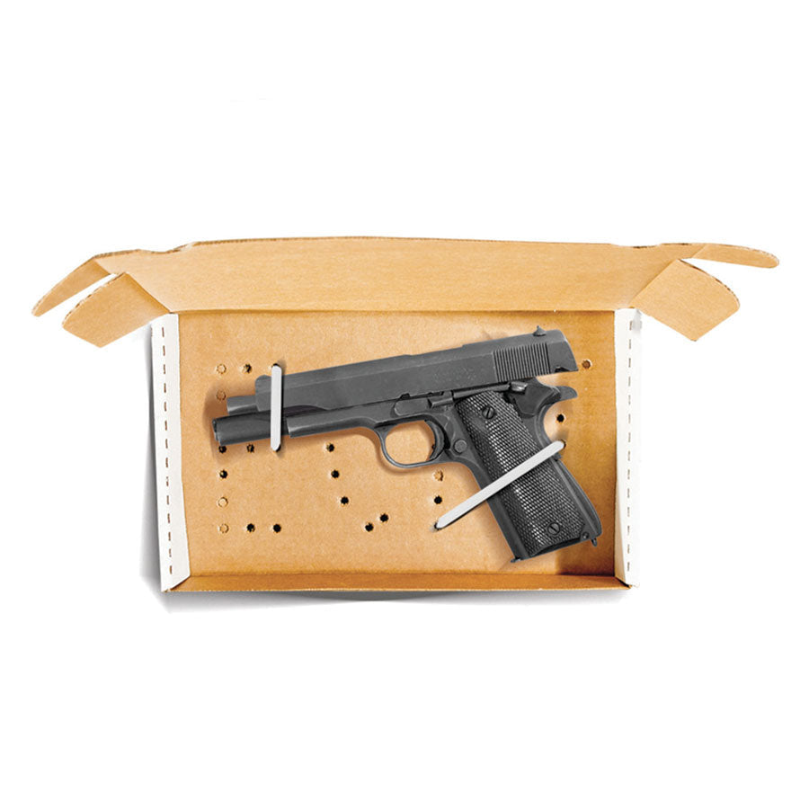 Arrowhead Forensics Printed Tie Down Large Weapons Boxes - Pistol Box - 12 x 7.5 x 2 inches - 25/pk Tactical Distributors Ltd New Zealand