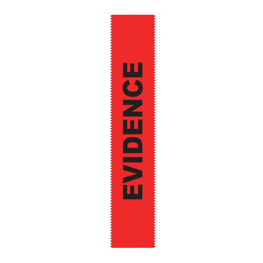 Arrowhead Forensics SealGuard Split Back Evidence Tape Solid Red "Evidence" Imprint 1.375" x 108' Tactical Distributors Ltd New Zealand