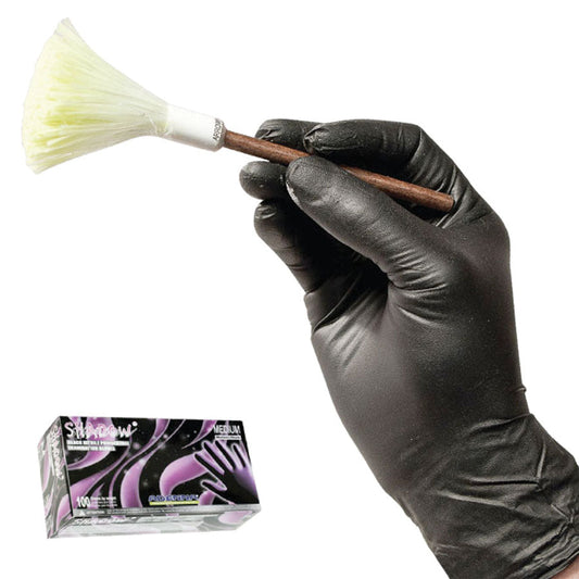 Arrowhead Forensics Shadow Black Synthetic Nitrile Glove - 6mil Box of 100 Crime Scene Investigation Arrowhead Forensics Small Tactical Gear Supplier Tactical Distributors Australia