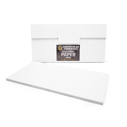 Arrowhead Forensics Sole Print Inkless Shoe Print Replacement Sensitized Paper 8x16 inches 100 pack Crime Scene Investigation Arrowhead Forensics Tactical Gear Supplier Tactical Distributors Australia