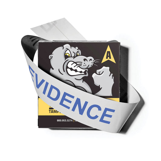 Arrowhead Forensics SuperSeal™ Evidence Tape Split Back Liner - Blue "Evidence" Imprint on White - 2" x 100' Crime Scene Investigation Arrowhead Forensics Tactical Gear Supplier Tactical Distributors Australia