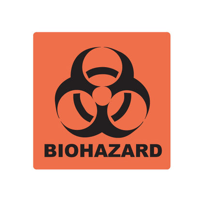 Arrowhead Forensics SureSeal Biohazard Labels on Rolls 1.5" x 1.5" - 250/roll Tactical Distributors Ltd New Zealand