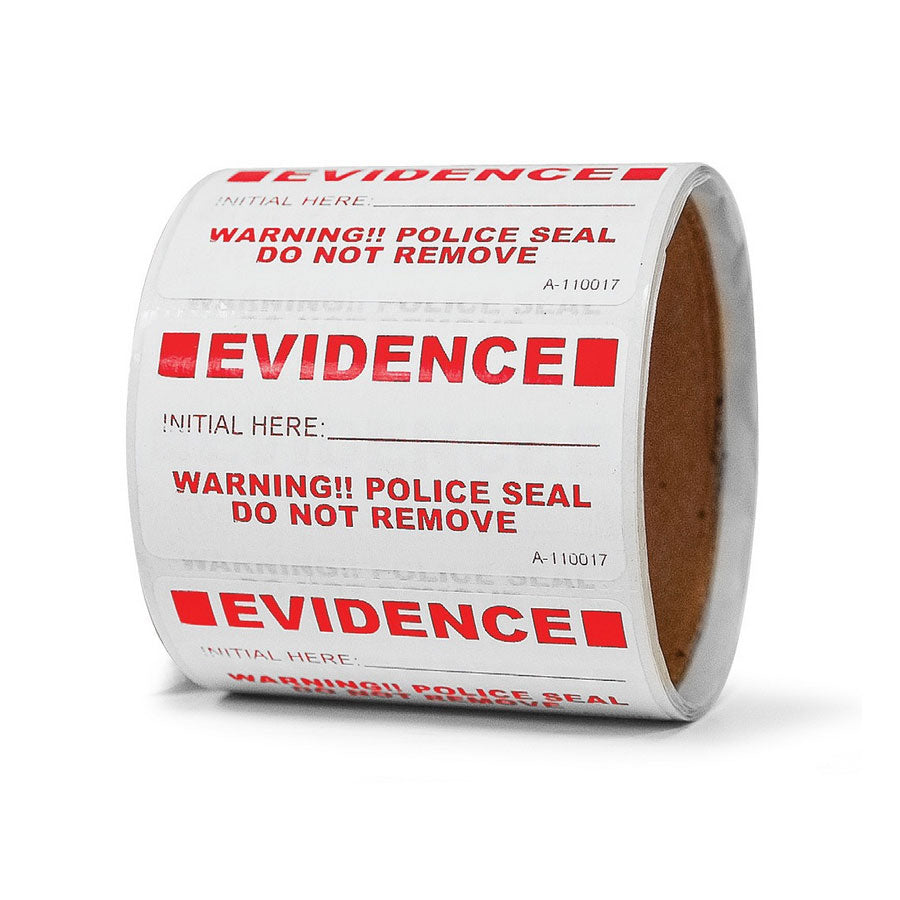 Arrowhead Forensics SureSeal Police Seals 1.5" x 3" - 100/roll Tactical Distributors Ltd New Zealand