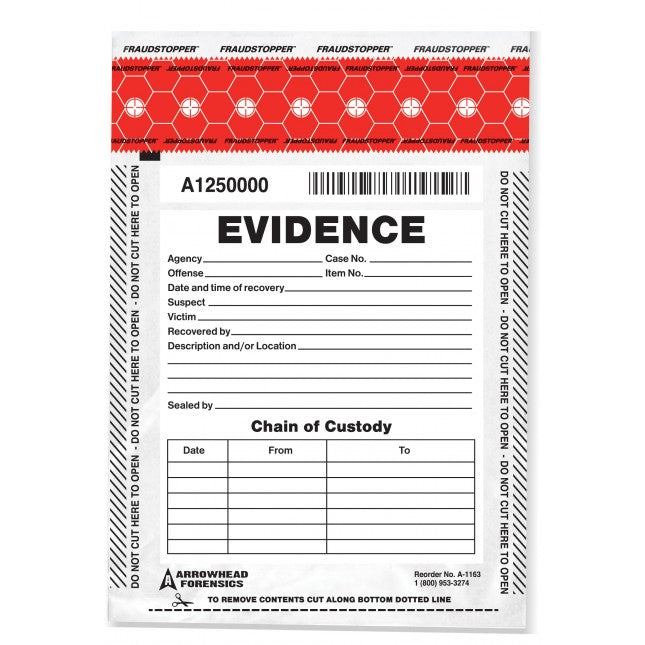 Arrowhead SureSeal Tamper Evidence Bags | Tactical Gear Australia Tactical Gear