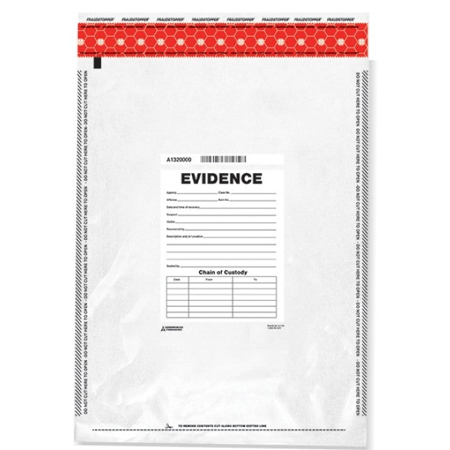 Arrowhead Forensics SureSeal Tamper Indicating Evidence Bags 22" x 33" Tactical Distributors Ltd New Zealand