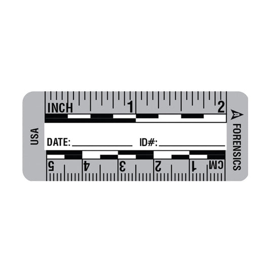 Arrowhead Forensics SureSeal™ Adhesive Photo Scales - Gray - 2"/5 cm - 200/roll Crime Scene Investigation Arrowhead Forensics Tactical Gear Supplier Tactical Distributors Australia