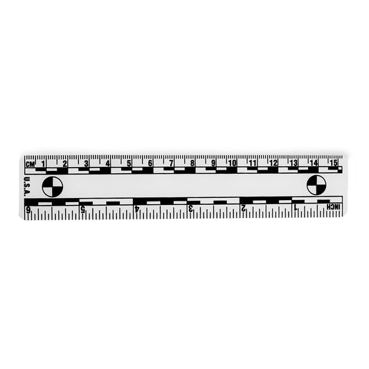 Arrowhead Forensics Vinyl Photo Documentation Scales - White - 6”/15 cm - 10/pk Tactical Distributors Ltd New Zealand