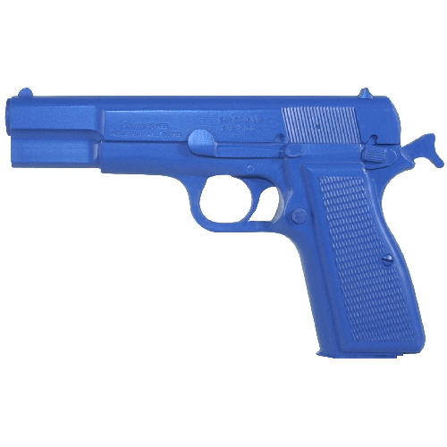 Blue Training Guns - Browning Hi Power Cocked & Locked Color: Blue Weighted: No Tactical Distributors Ltd New Zealand