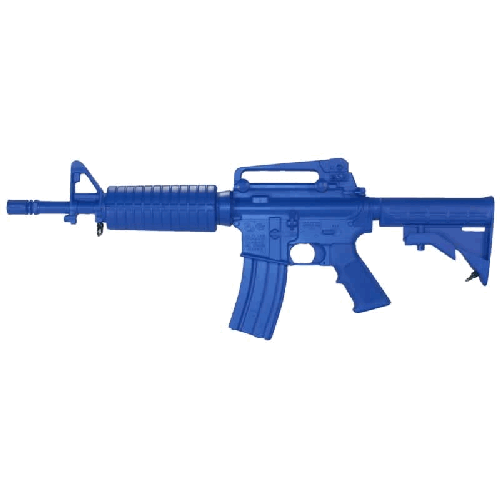 Blue Training Guns - Colt M4 Commando Closed Stock Color: Black Weighted: No Tactical Distributors Ltd New Zealand