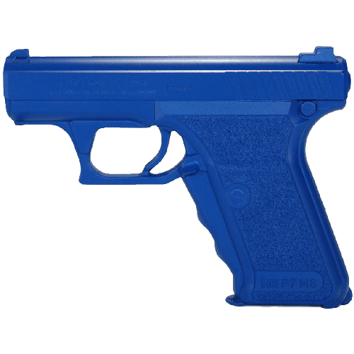 Blue Training Guns - Heckler & Koch P7M8 Color: Blue Weighted: No Tactical Distributors Ltd New Zealand