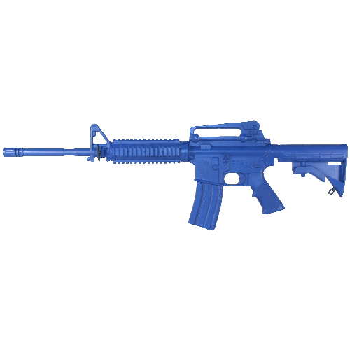 Blue Training Guns - M4 Closed Stock, Forward Rail Color: Black Weighted: Yes Tactical Distributors Ltd New Zealand