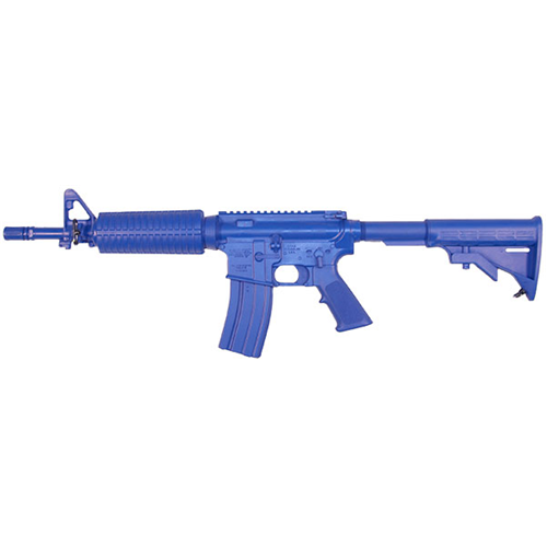 Blue Training Guns - M4 Commando Open Stock BLU Color: Black Weighted: No Tactical Distributors Ltd New Zealand