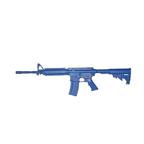 Blue Training Guns - M4 Flat Top Open Stock, Forward Rail, 14 Barrel Color: Black Weighted: No Tactical Distributors Ltd New Zealand