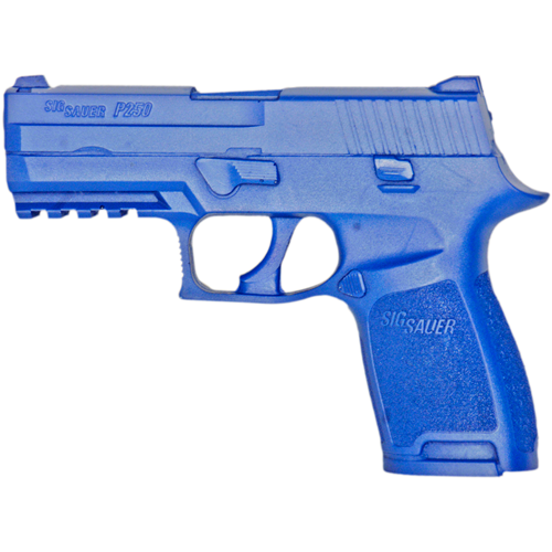 Blue Training Guns - Sig Sauer P250 Compact w/ Picatinny Rail Color: Black Weighted: No Tactical Distributors Ltd New Zealand