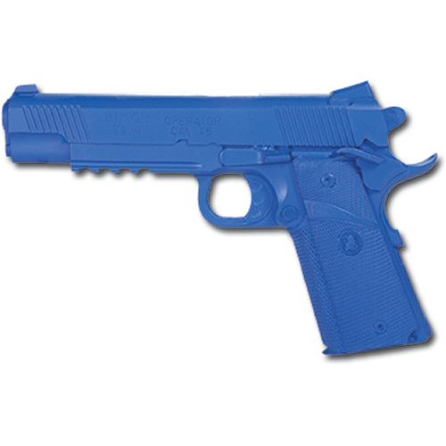 Blue Training Guns - Springfield Operator 1911 w/ Rails Color: Blue Weighted: No Tactical Distributors Ltd New Zealand