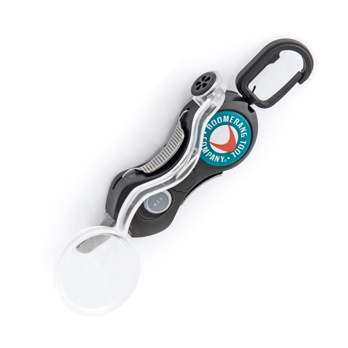 Boomerang Tool Company Long SNIP Cheaters Fishing Line Cutter with Fly Trimming Magnifying Glass, Cuts 50 lb. Braided Fishing Line Tactical Distributors Ltd New Zealand
