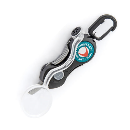 Boomerang Tool Company Long SNIP Cheaters Fishing Line Cutter with Fly Trimming Magnifying Glass, Cuts 50 lb. Braided Fishing Line Tactical Distributors Ltd New Zealand