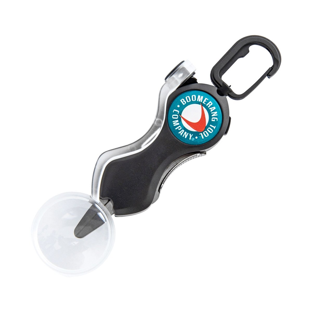 Boomerang Tool Company Long SNIP Cheaters Fishing Line Cutter with Fly Trimming Magnifying Glass, Cuts 50 lb. Braided Fishing Line SNIP223 No LED Light Tactical Distributors Ltd New Zealand