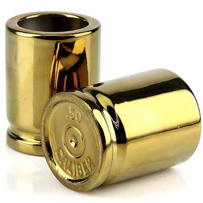 Caliber Gourmet 50 Caliber Shot Glasses Set of 2 Tactical Distributors Ltd New Zealand