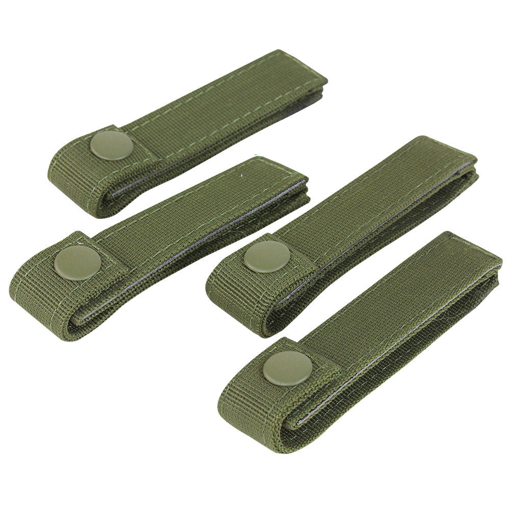 Condor 4 Inches MOD Straps - 4pcs/Pack Olive Drab Tactical Distributors Ltd New Zealand