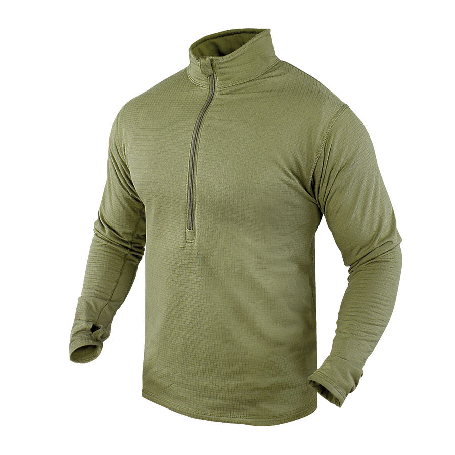 Condor Base II Zip Pullover OD Green Tactical Distributors Ltd New Zealand