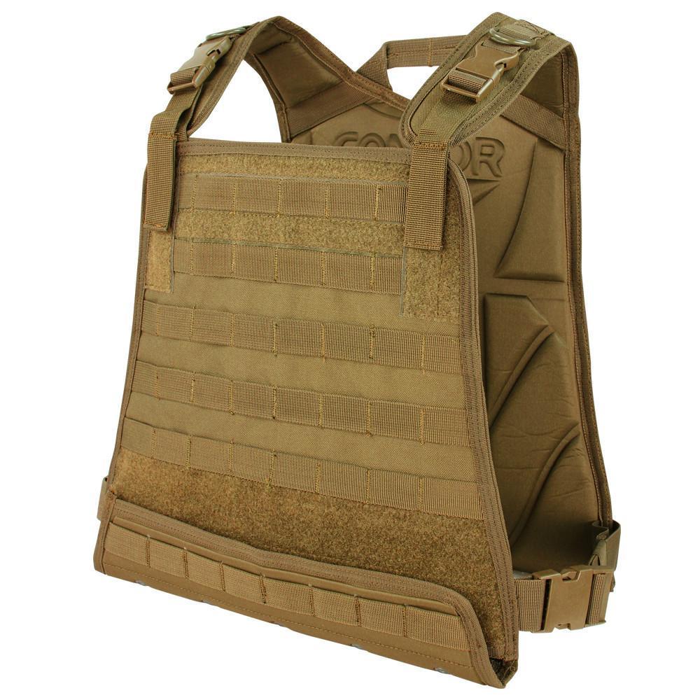 Condor Compact Plate Carrier Vests & Plate Carriers Condor Outdoor Coyote Brown Tactical Gear Supplier Tactical Distributors Australia