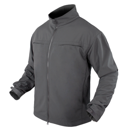 Condor Covert Softshell Jacket Jackets Condor Outdoor Graphite Small Tactical Gear Supplier Tactical Distributors Australia