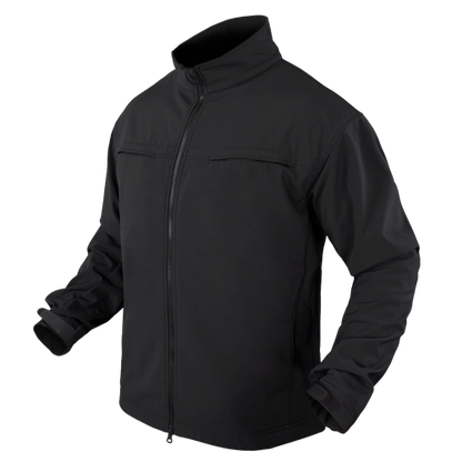 Condor Covert Softshell Jacket Jackets Condor Outdoor Black Small Tactical Gear Supplier Tactical Distributors Australia