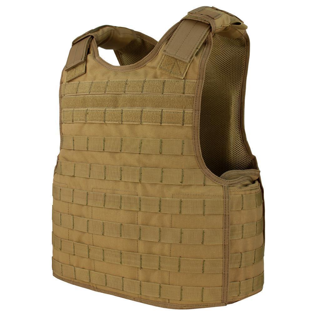 Condor Defender Plate Carrier Vests & Plate Carriers Condor Outdoor Coyote Brown Tactical Gear Supplier Tactical Distributors Australia