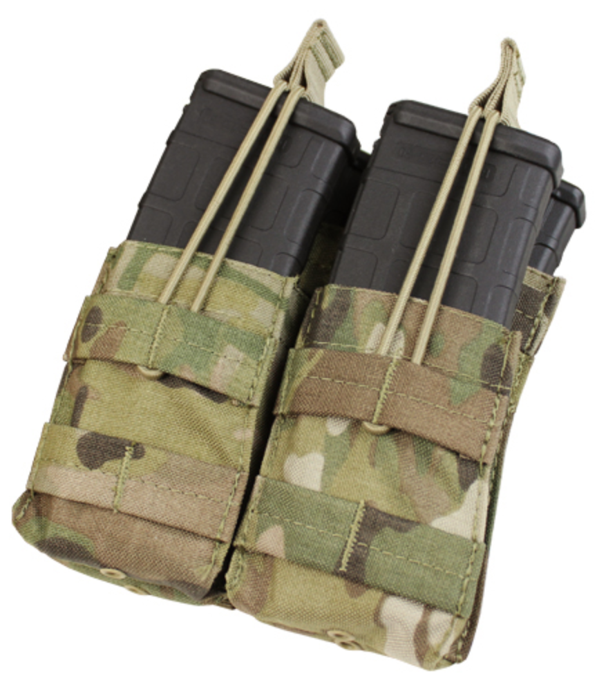 Condor Double Stacker Open Top M4 Mag Pouch MultiCam Tactical Distributors Ltd New Zealand