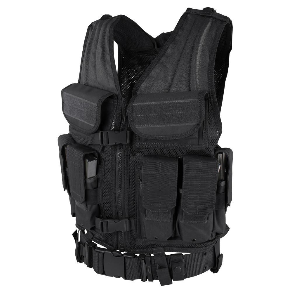 Condor Elite Tactical Vest Black Tactical Distributors Ltd New Zealand