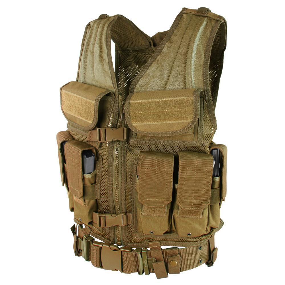 Condor Elite Tactical Vest Coyote Brown Tactical Distributors Ltd New Zealand