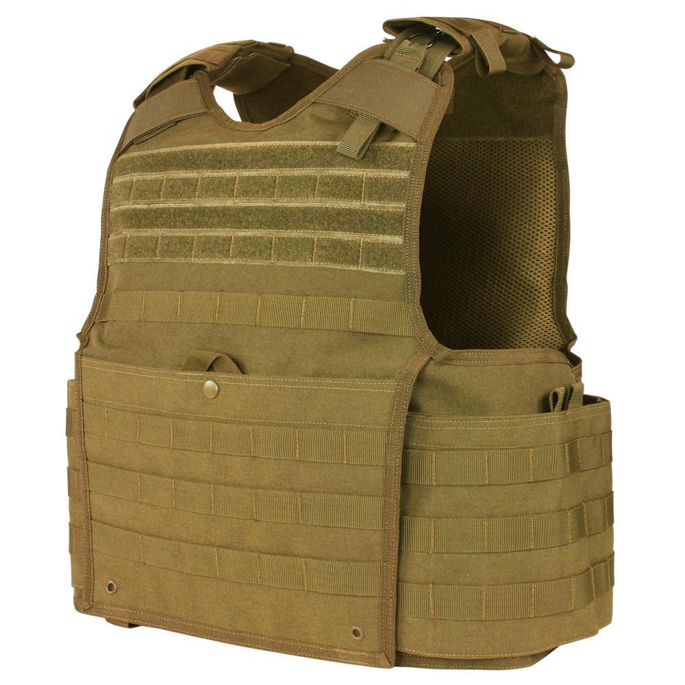 Condor Enforcer Releasable Plate Carrier Coyote Brown Tactical Distributors Ltd New Zealand