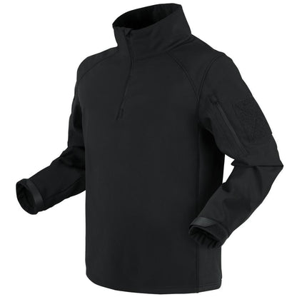 Condor Patrol Quarter Zip Soft Shell Jacket Black Tactical Distributors Ltd New Zealand