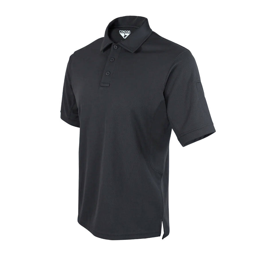 Condor Performance Tactical Polo Shirts Condor Outdoor Black Small Tactical Gear Supplier Tactical Distributors Australia