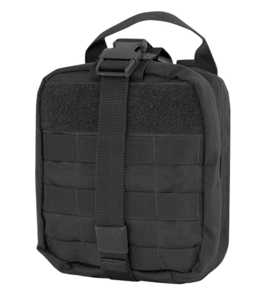 Condor Rip-Away EMT Pouch Med Pouches Condor Outdoor Black Tactical Gear Supplier Tactical Distributors Australia