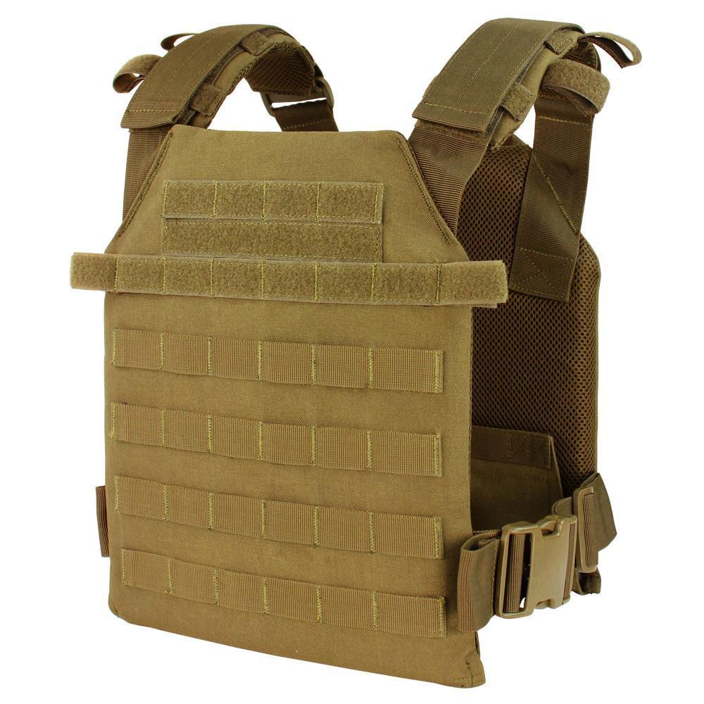 Condor Sentry Plate Carrier Vests & Plate Carriers Condor Outdoor Coyote Brown Tactical Gear Supplier Tactical Distributors Australia