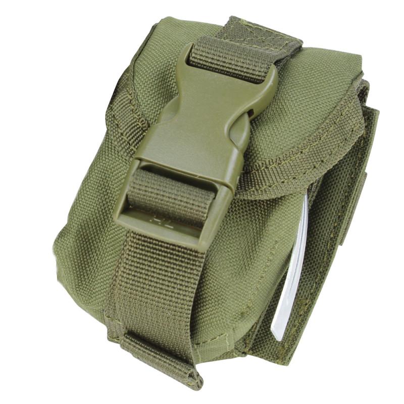 Condor Tactical MA15 MOLLE Modular Military Single Frag Grenade Pouch Olive Drab (001) Tactical Distributors Ltd New Zealand