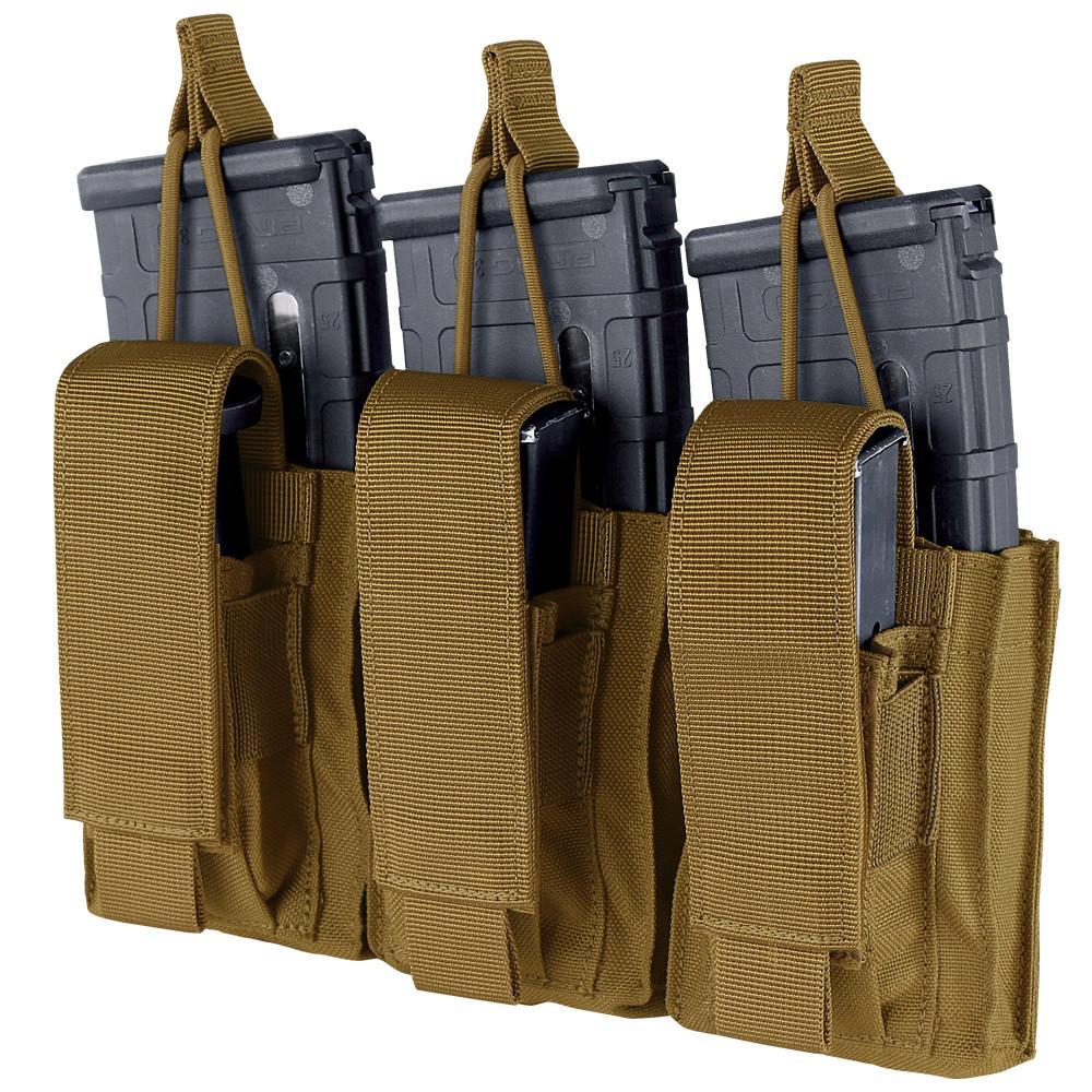 Condor Triple Kangaroo Mag Pouch Gen II Coyote Brown Tactical Distributors Ltd New Zealand