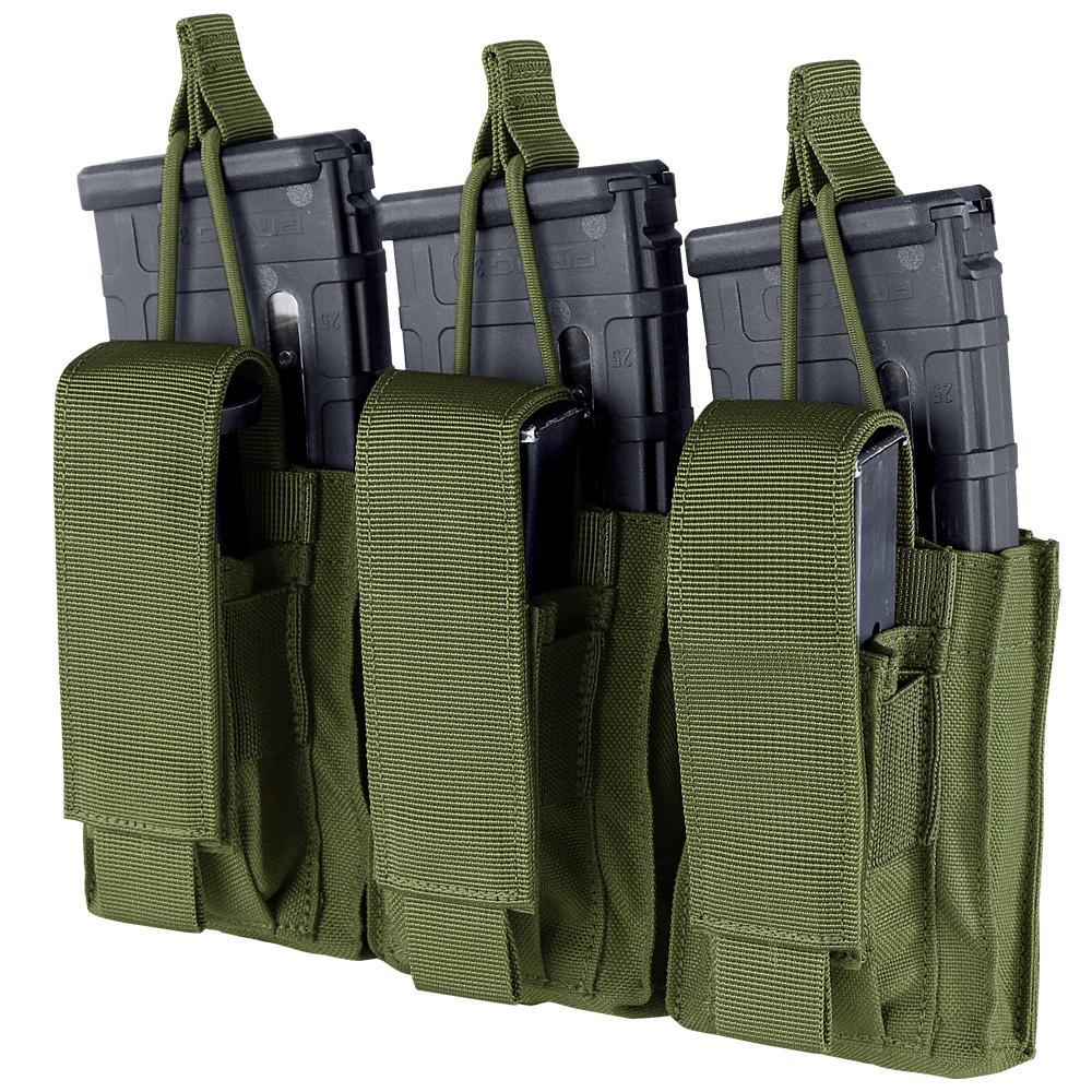 Condor Triple Kangaroo Mag Pouch Gen II Olive Drab Tactical Distributors Ltd New Zealand