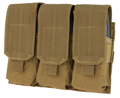 Condor Triple M4 Mag Pouch Coyote Brown Tactical Distributors Ltd New Zealand