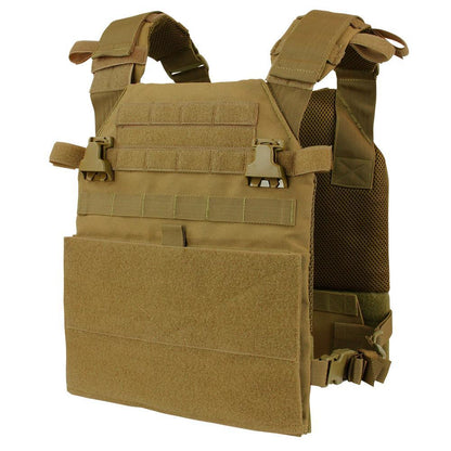 Condor Vanquish Plate Carrier Vests & Plate Carriers Condor Outdoor Coyote Brown Tactical Gear Supplier Tactical Distributors Australia