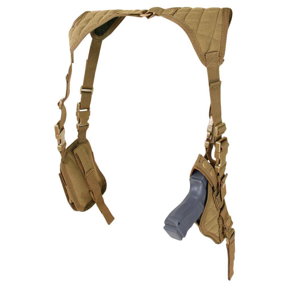 Condor Vertical Shoulder Holster Coyote Brown Tactical Distributors Ltd New Zealand