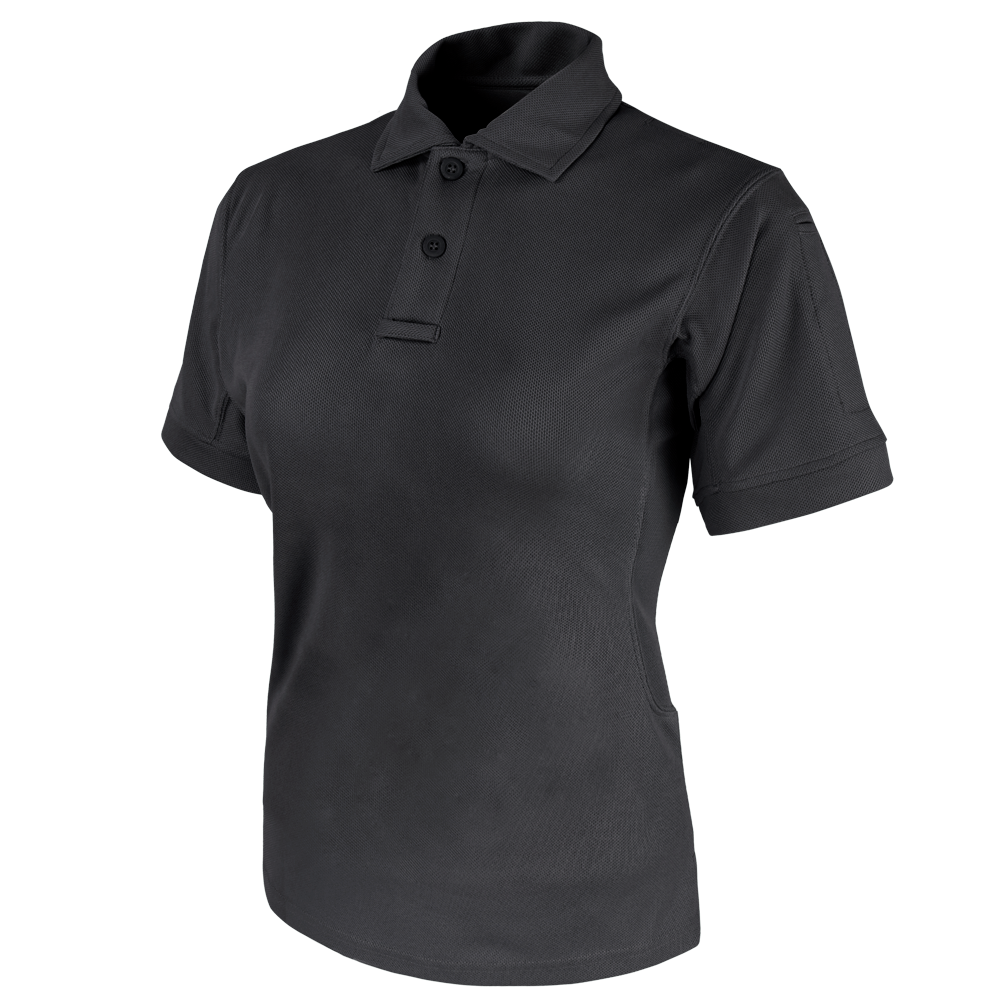 Condor Womens Performance Tactical Polo Shirts Condor Outdoor Black Small Tactical Gear Supplier Tactical Distributors Australia