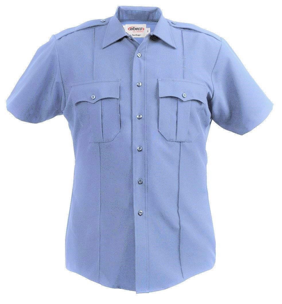 Elbeco TexTrop2 Short Sleeve Polyester Uniform Shirt Light Blue Tactical Distributors Ltd New Zealand