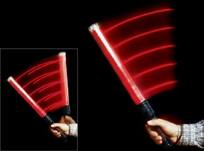 EMI Flashback LED Light Baton Traffic Controller Wand Red Tactical Distributors Ltd New Zealand